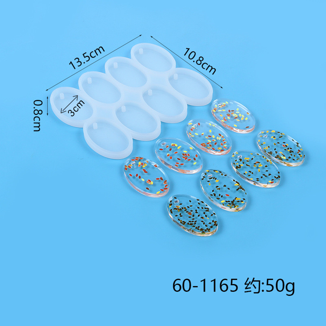 Keychain Circle Silicone Mold