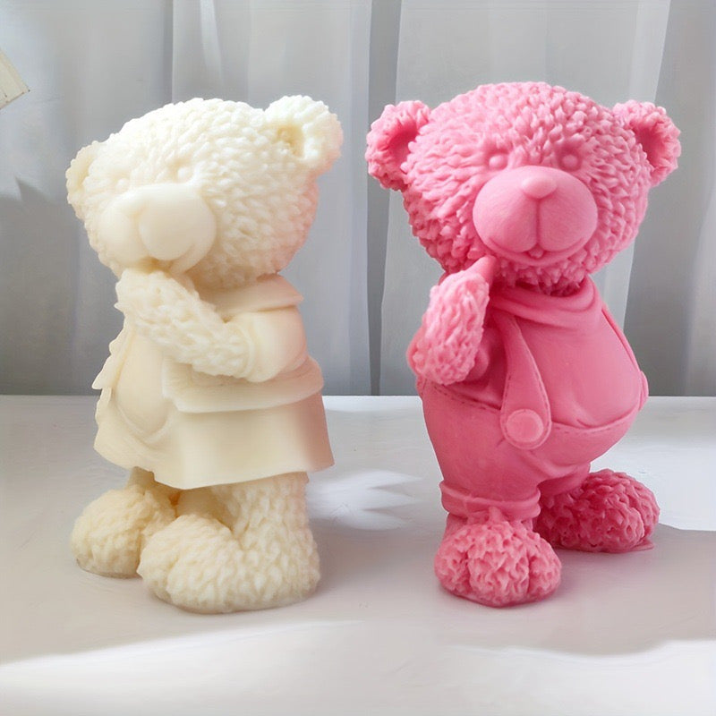 Standing Bear Candle Silicone Mold g05