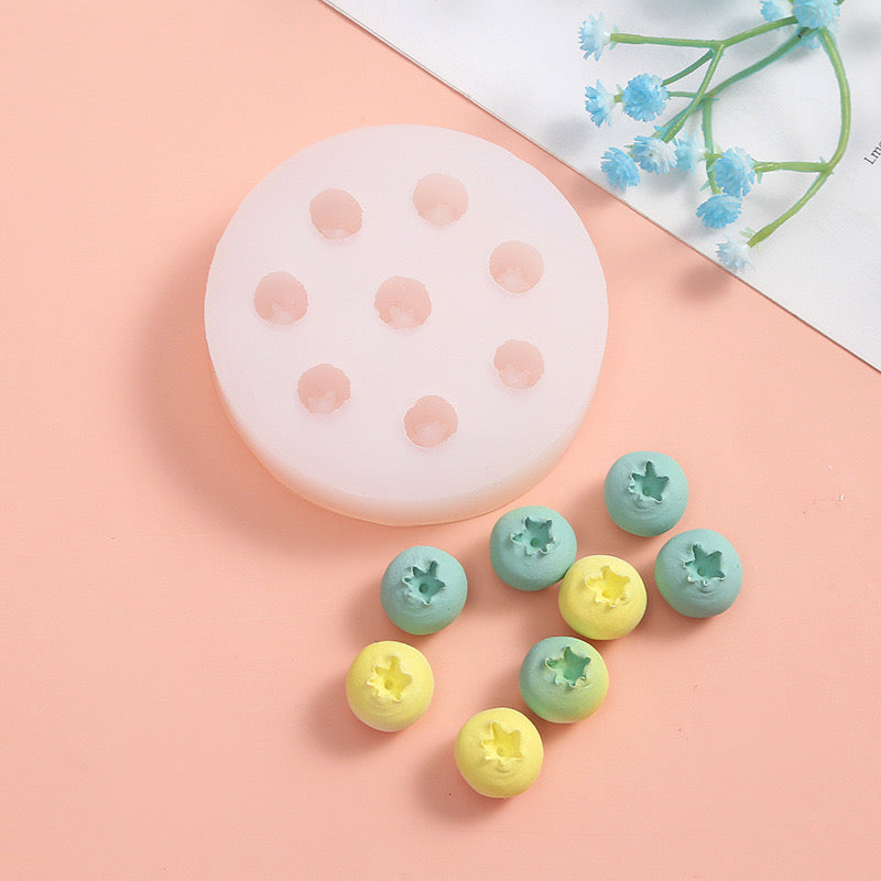Blueberry Candle Silicone Mold h015