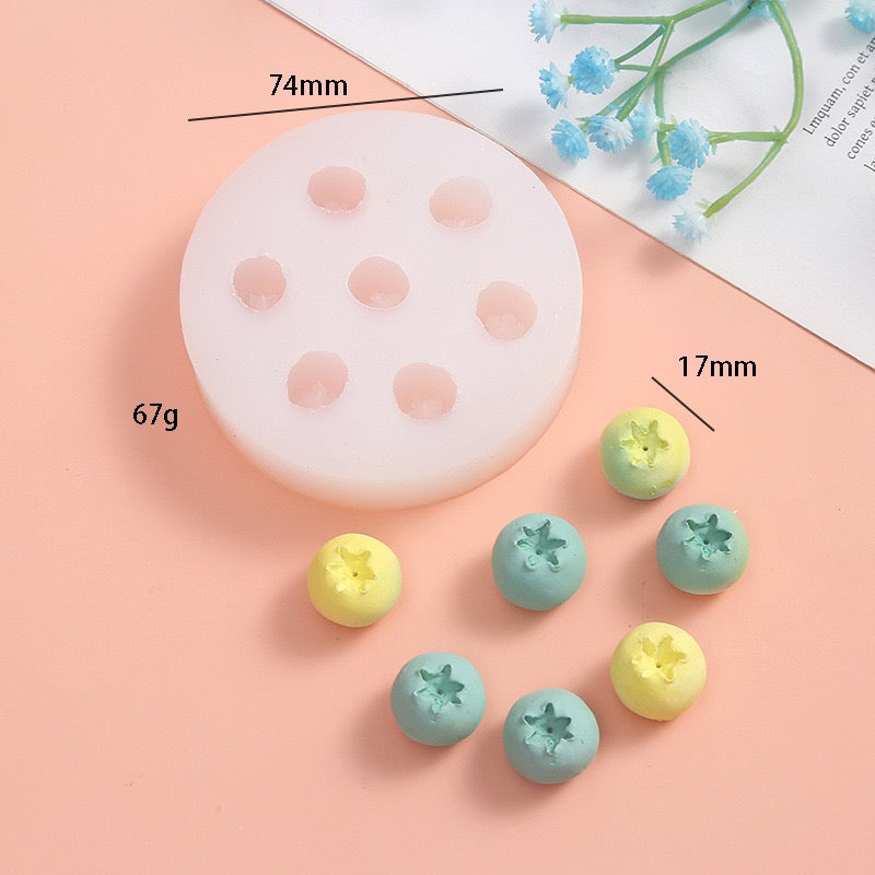 Blueberry Candle Silicone Mold h015