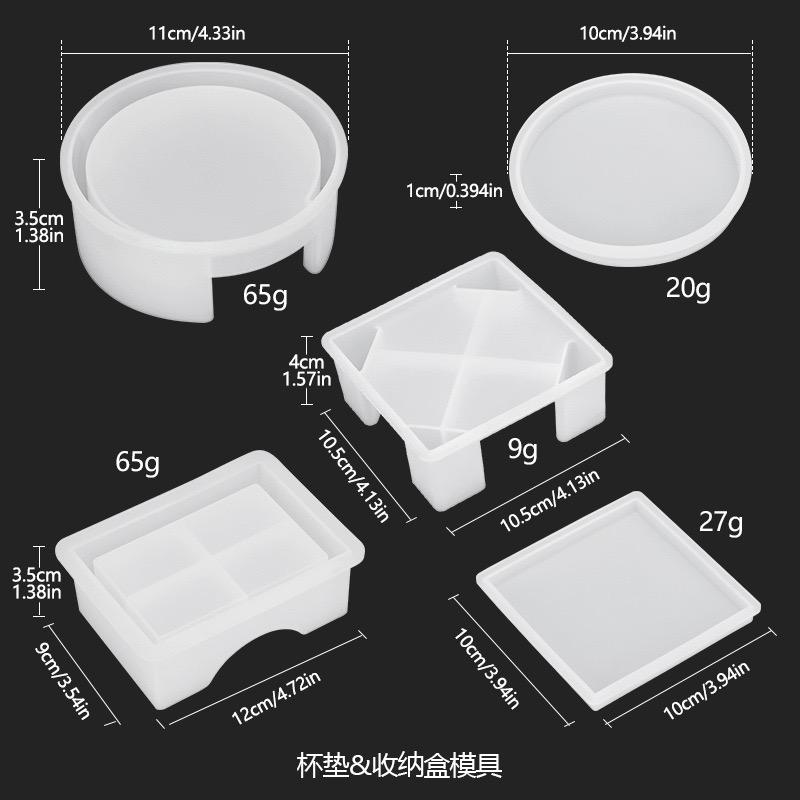 Coaster Silicone Mold c012/013