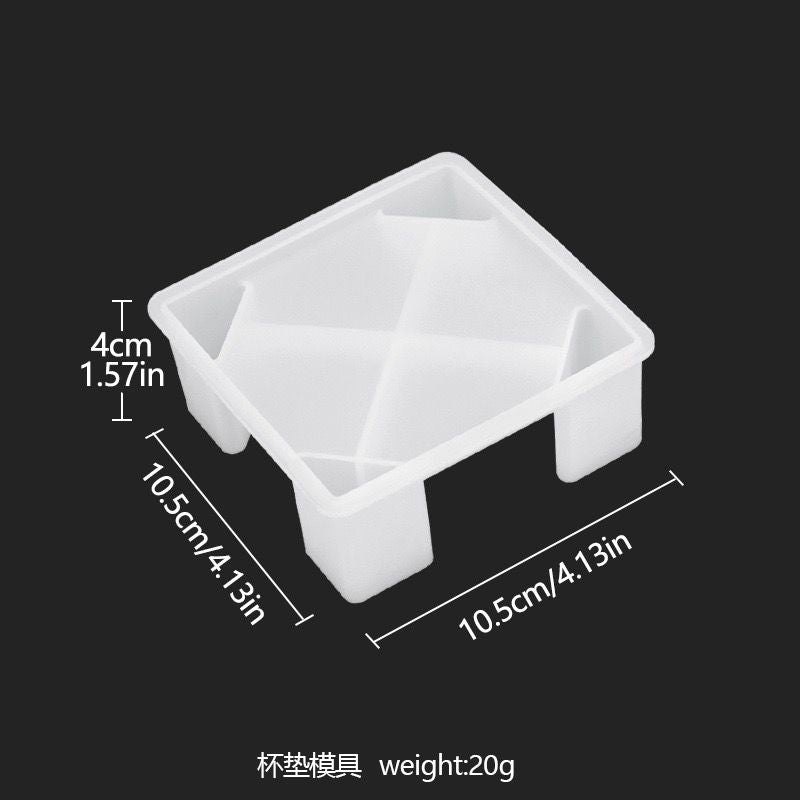 Coaster Silicone Mold c012/013