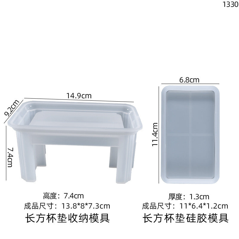 Coaster Silicone Mold b014