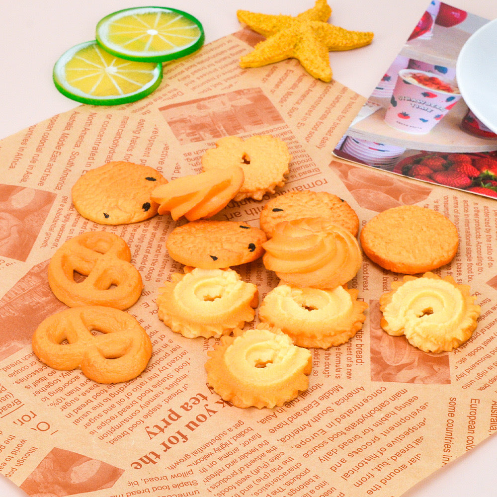 Cookie Biscuit Candle Silicone Mold h014