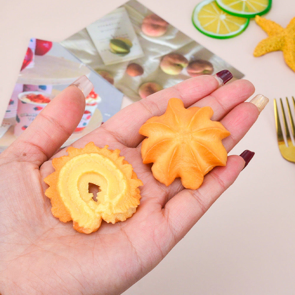 Cookie Biscuit Candle Silicone Mold h014