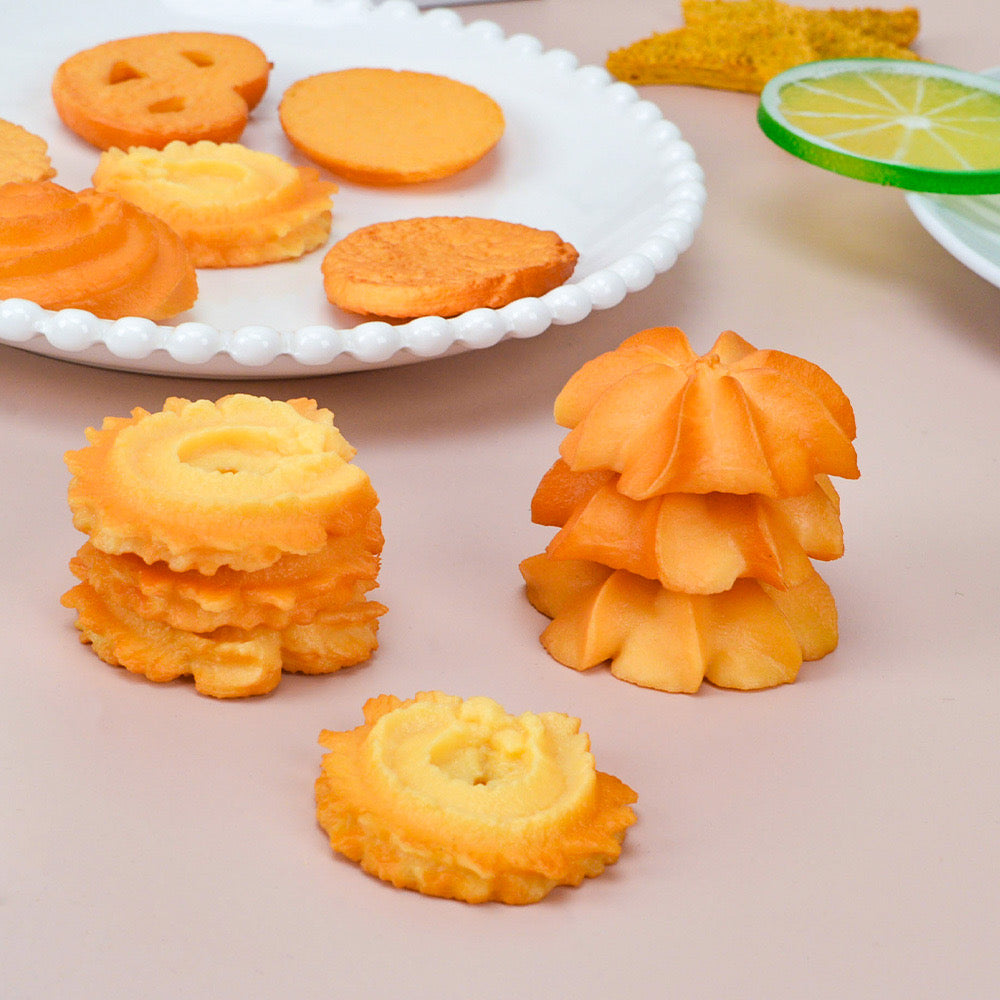 Cookie Biscuit Candle Silicone Mold h014