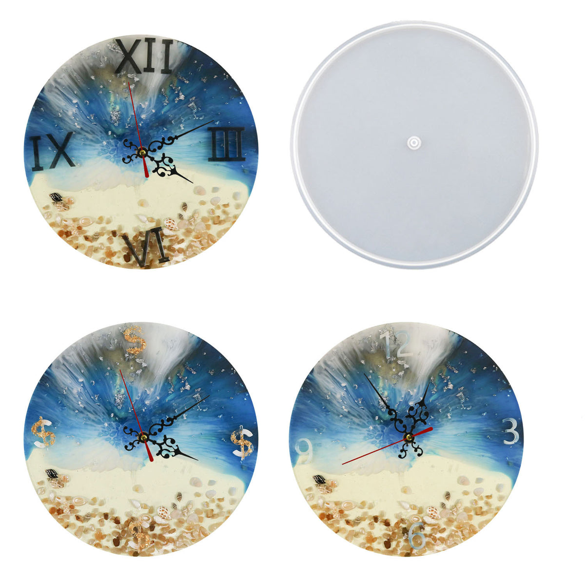 Clock Silicone Mold b011