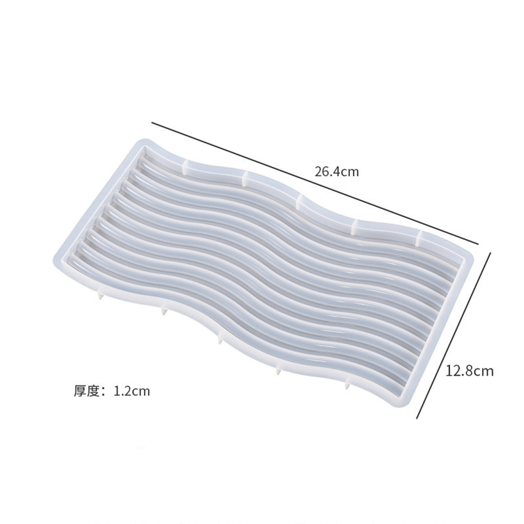 Stripped Arch U-Shape Tray Silicone Mold g011