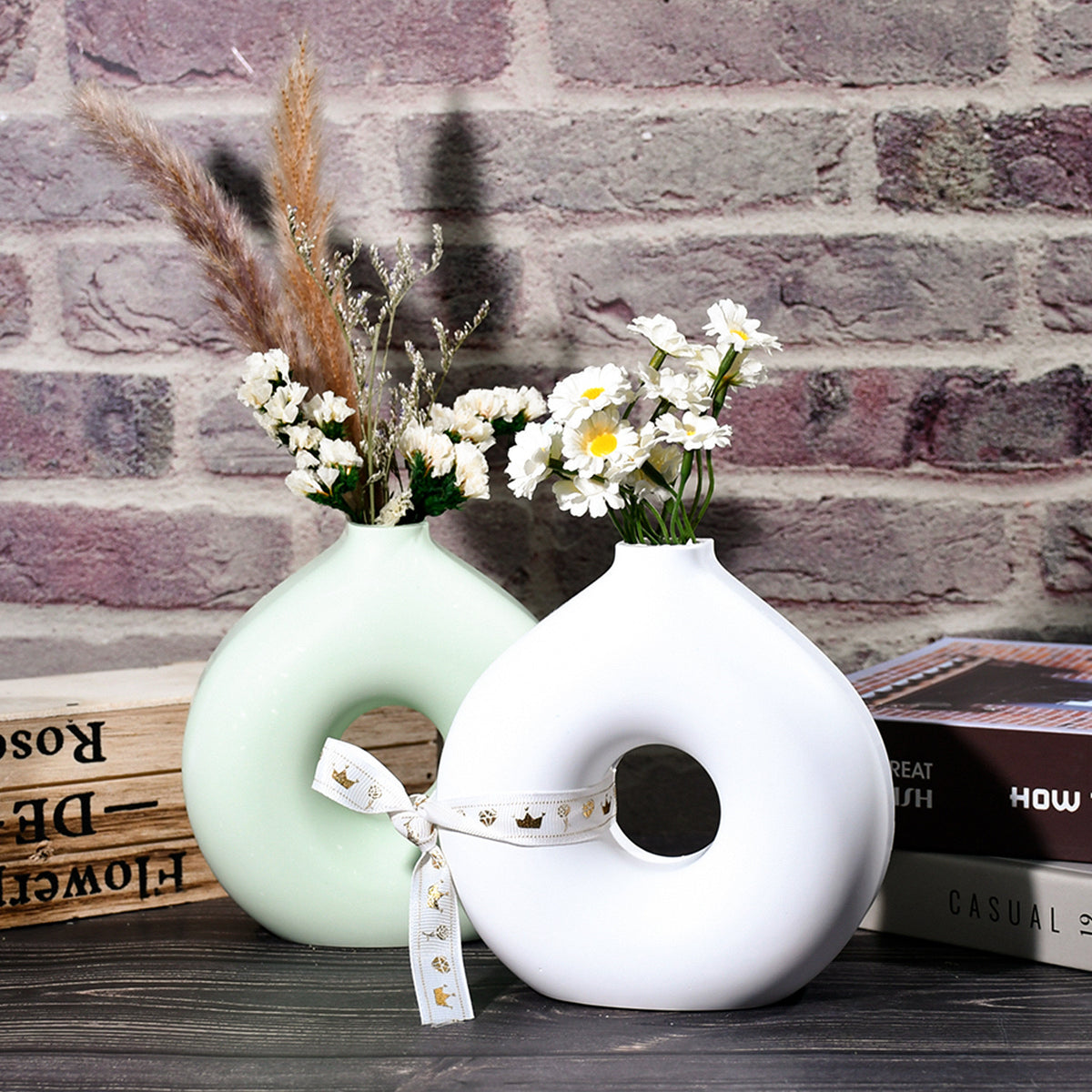 Donut Vase Silicone Mold i04