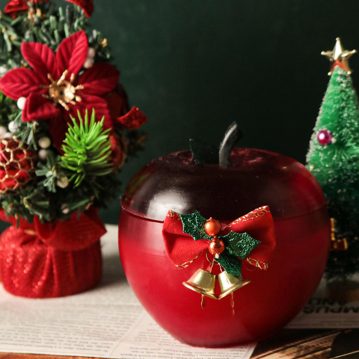 Apple Shape Candle Jar Mold e03