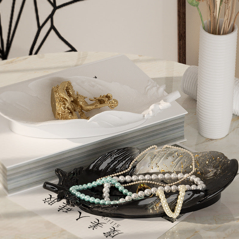 Feather Trinket Tray Silicone Mold g07