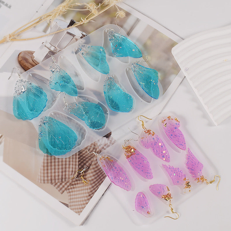 Butterfly Earring Silicone Mold a04