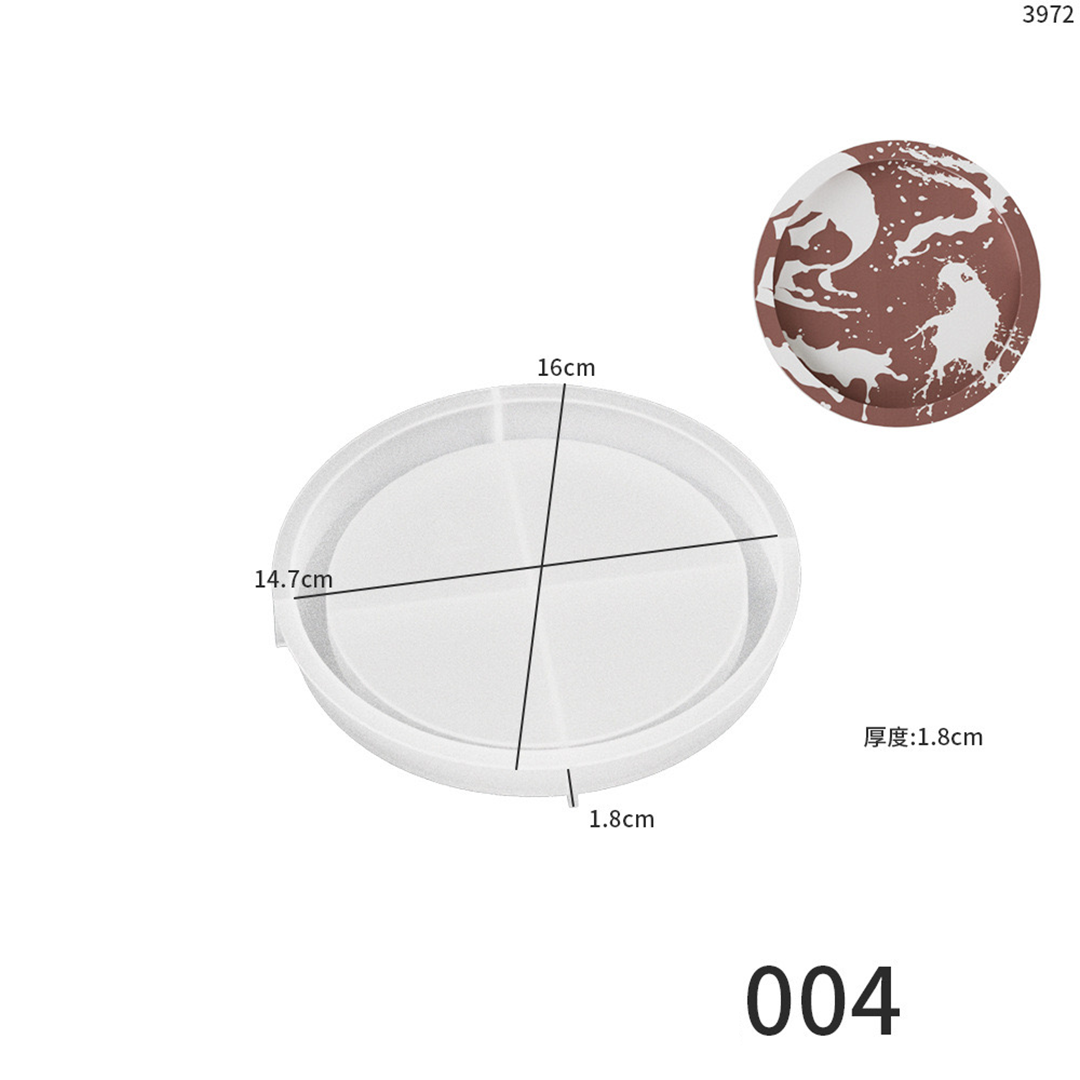 Round Tray Silicone Mold g02