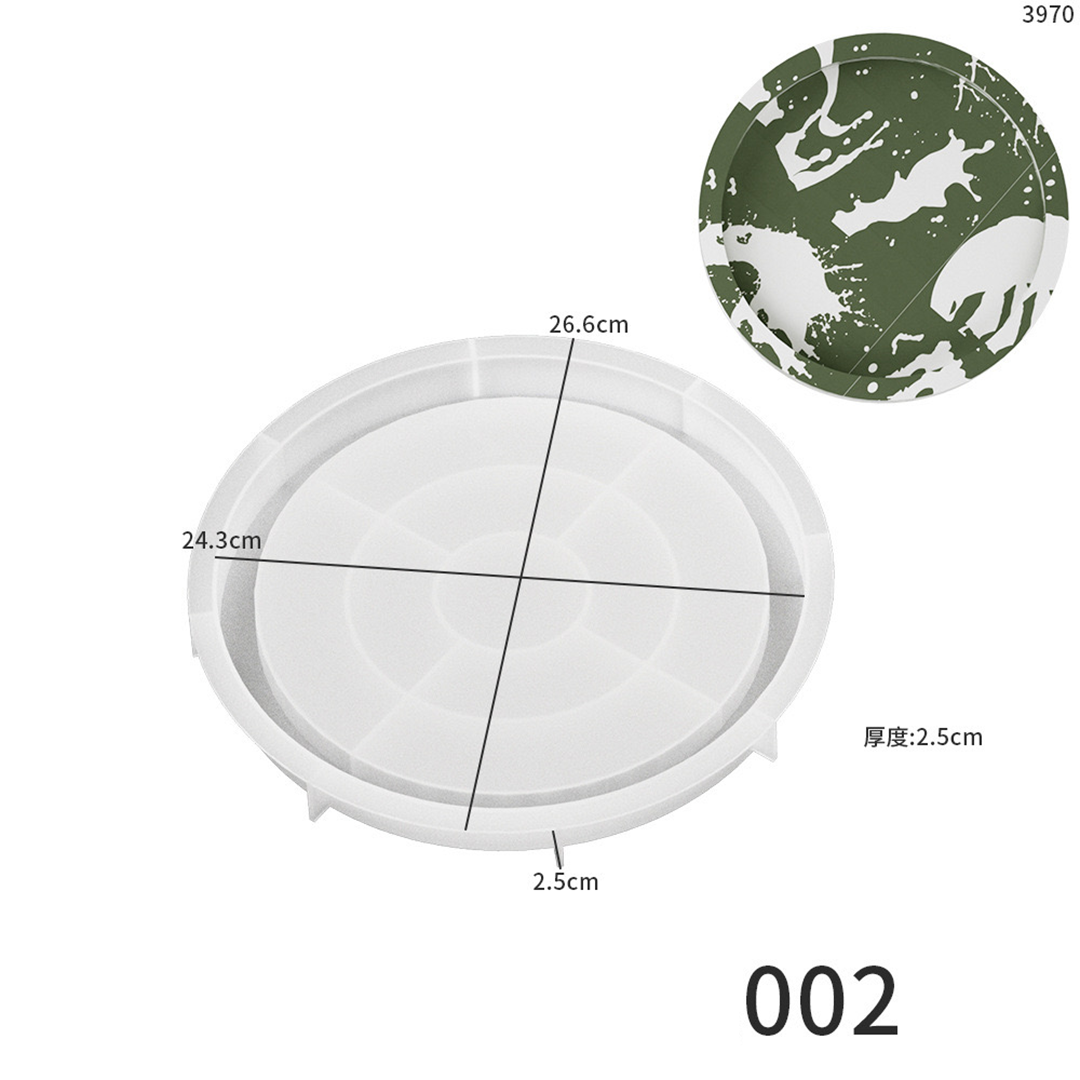 Round Tray Silicone Mold g02