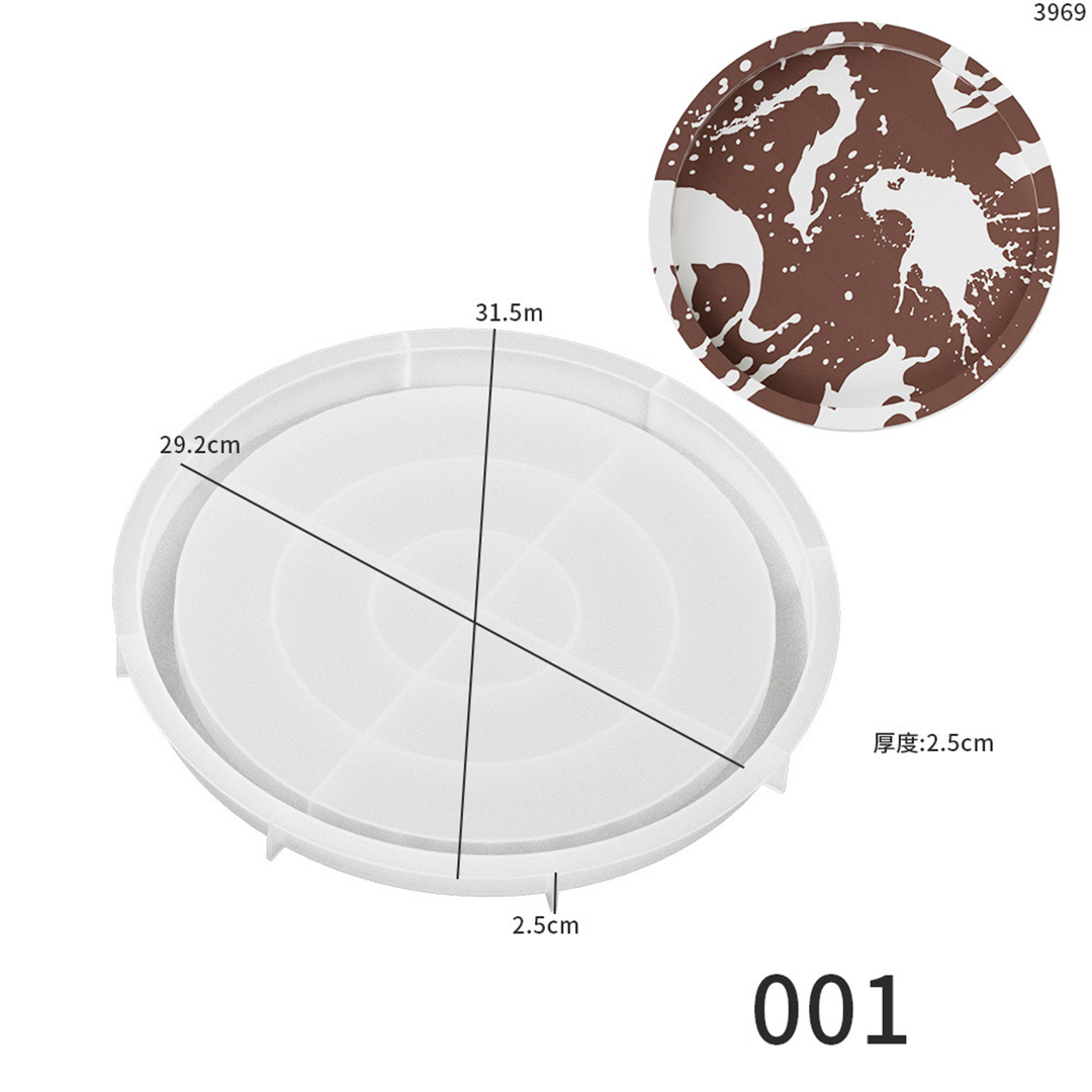Round Tray Silicone Mold g02
