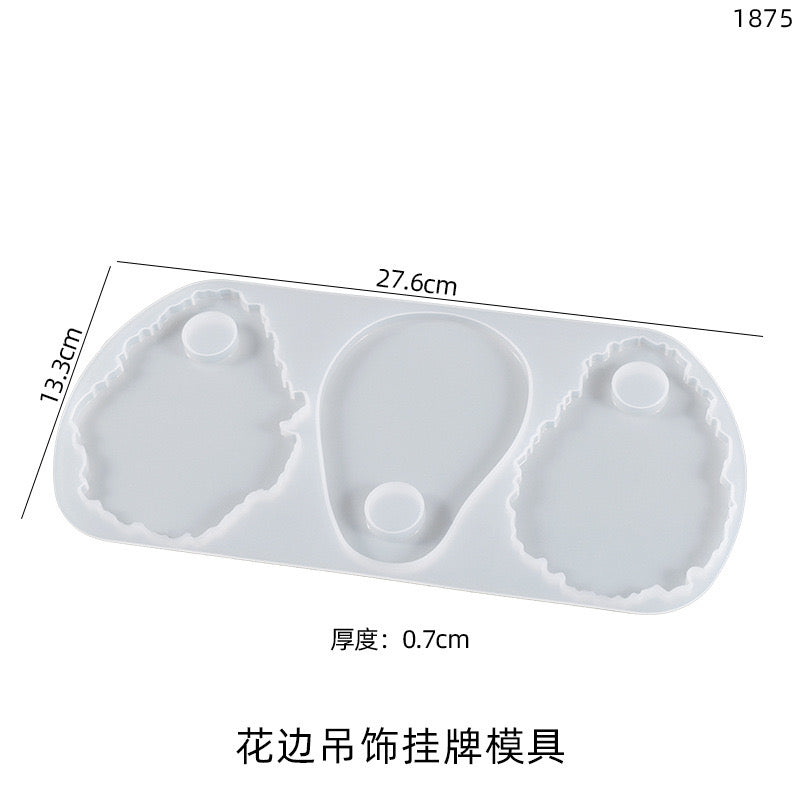 Nail Pallet Display Silicone Mold e011