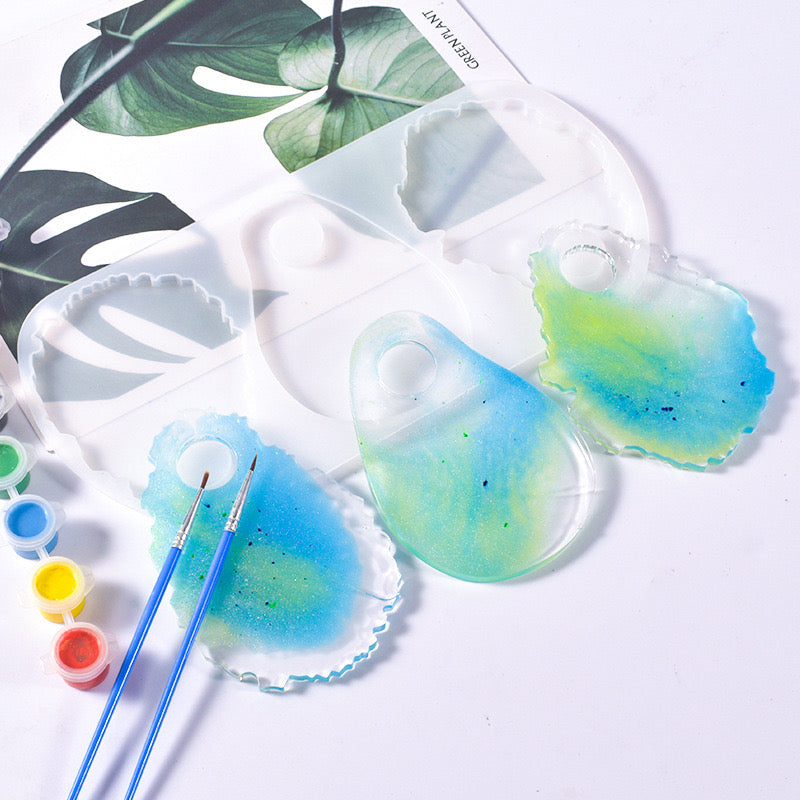 Nail Pallet Display Silicone Mold e011