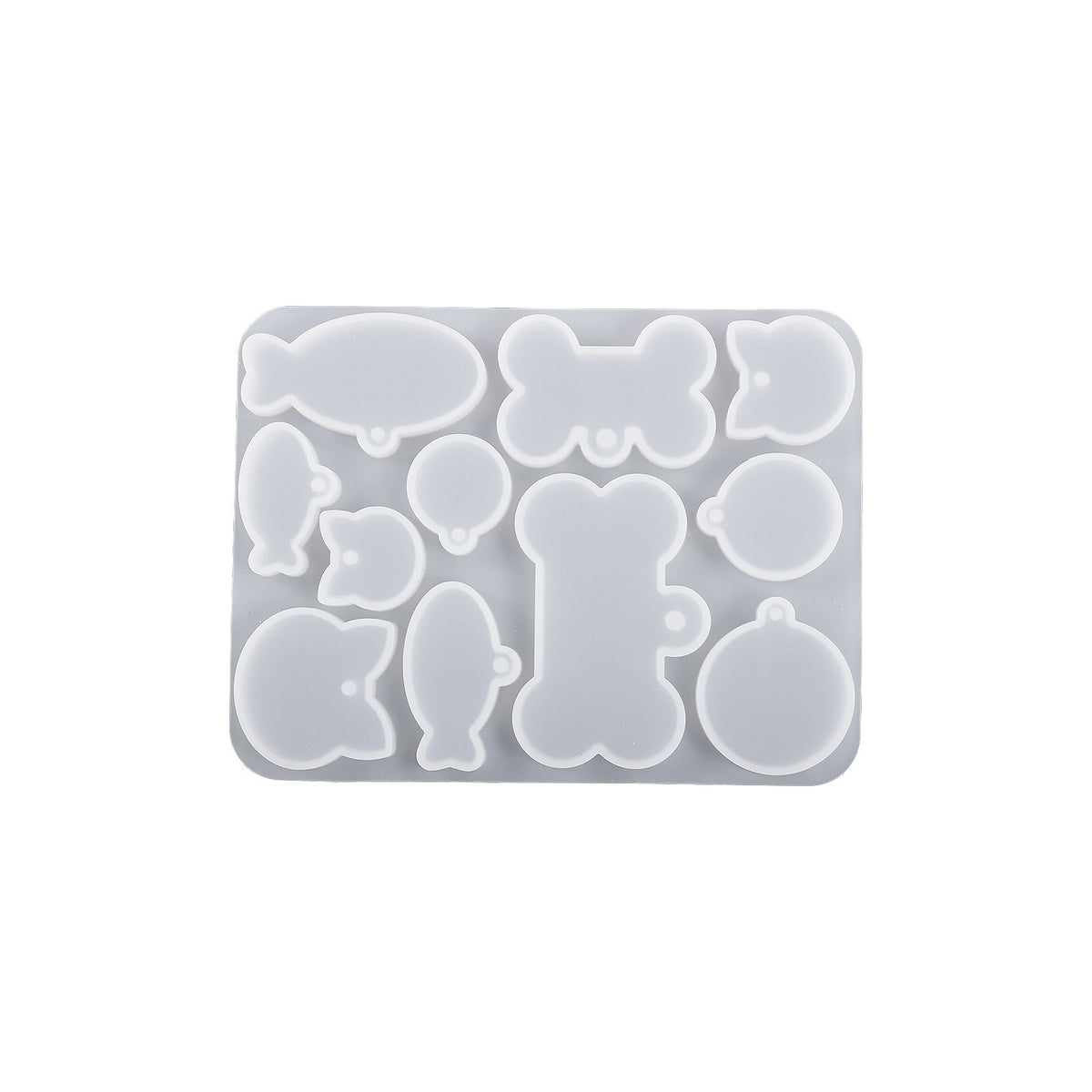 Pet Tag Silicone Mold 2e