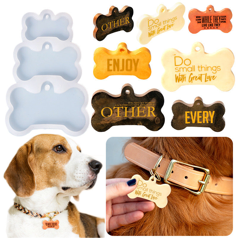 Pet Tag Silicone Mold a07
