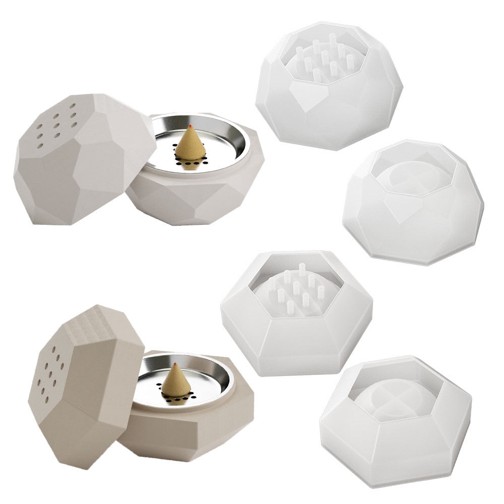 Incense Burner Silicone Mold d05/08