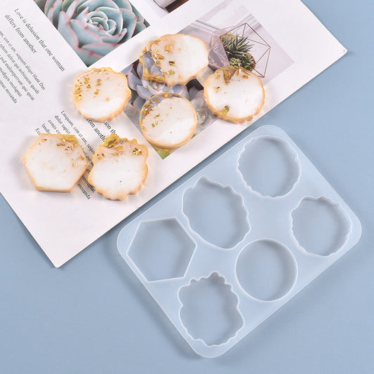Keychain Pop socket Silicone Mold d07