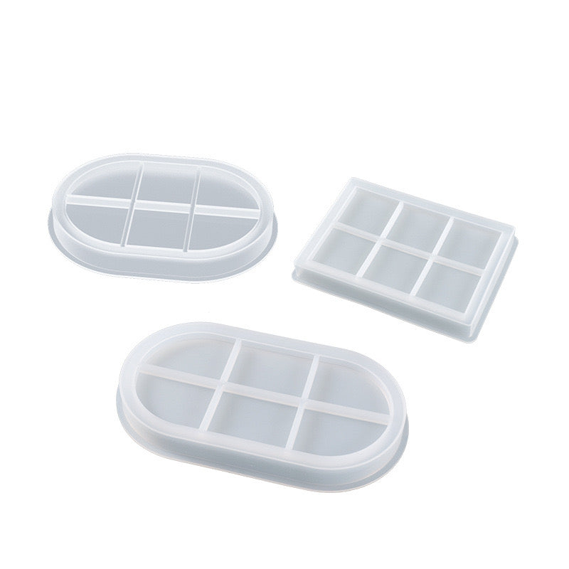 Oval Trinket Tray Silicone Mold g06-08