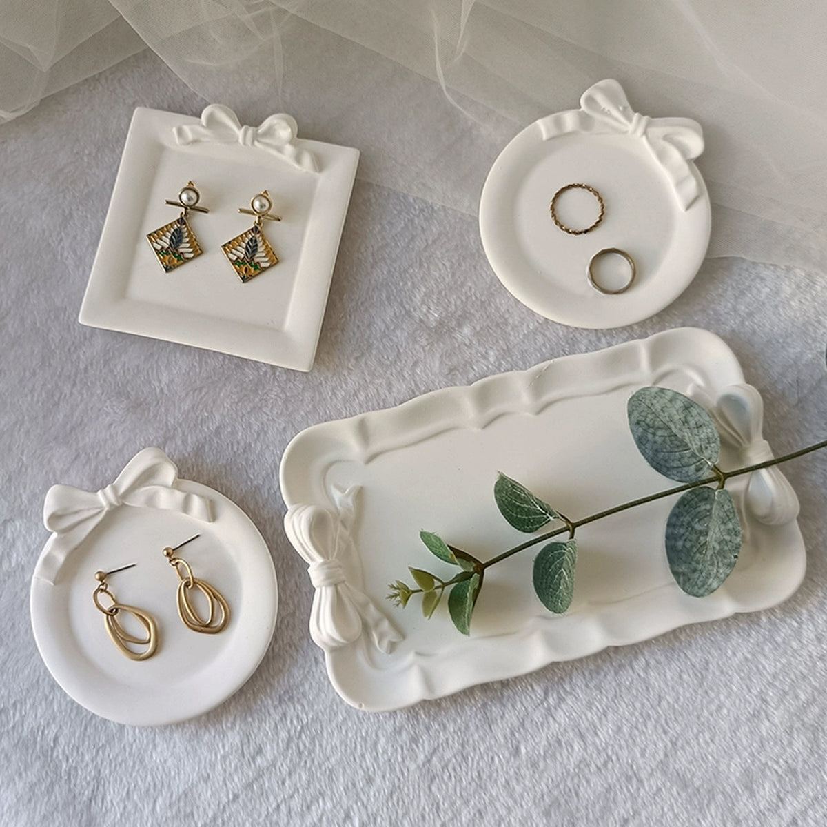 Square Dish Trinket Tray Silicone Mold g012
