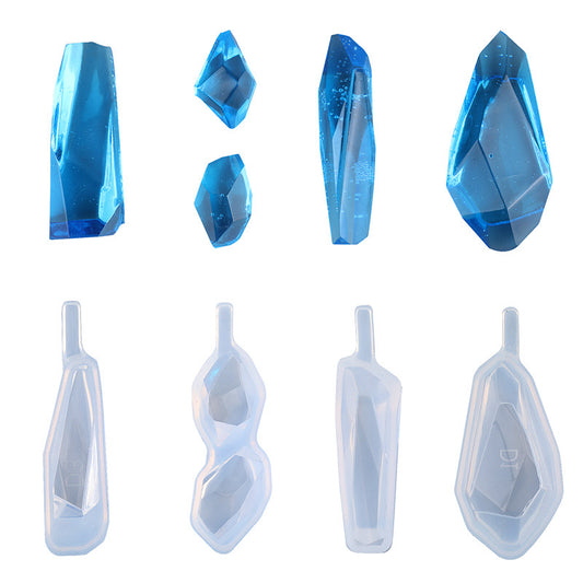 Mini Crystal Decor Jewelry Charm Silicone Mold 3g - 3j