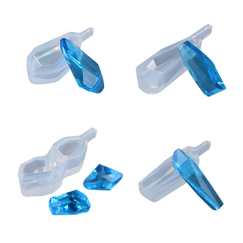 Mini Crystal Decor Jewelry Charm Silicone Mold 3g - 3j
