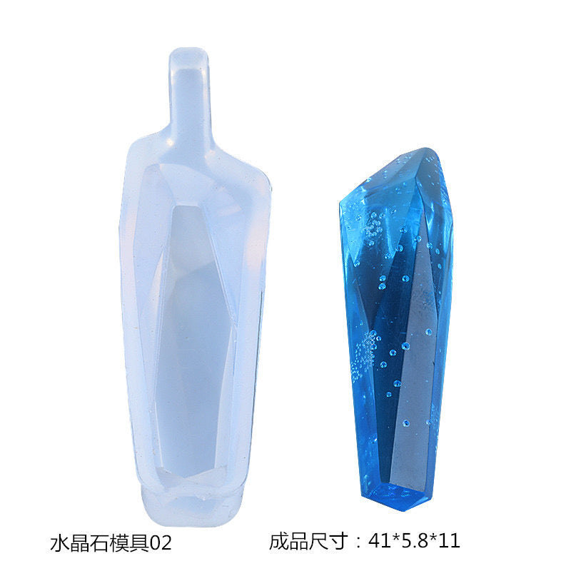 Mini Crystal Decor Jewelry Charm Silicone Mold 3g - 3j