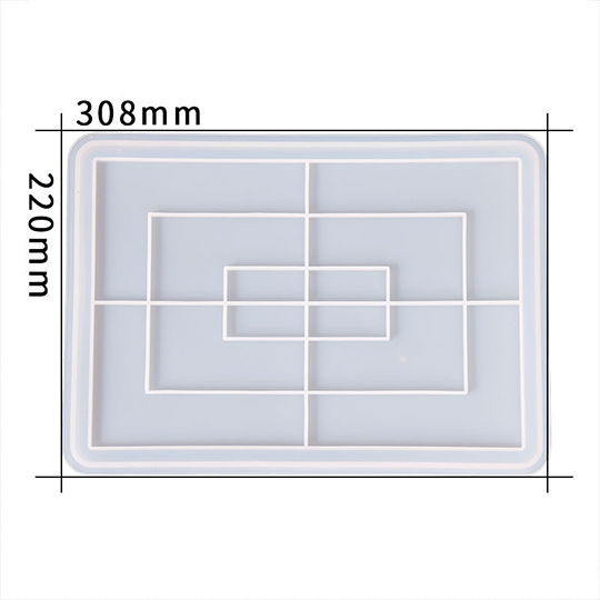 Rectangle Tray Silicone Mold g01