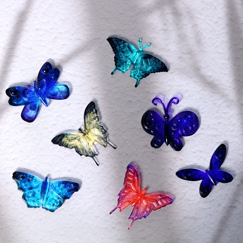 Butterfly Keychain Silicone Mold a07