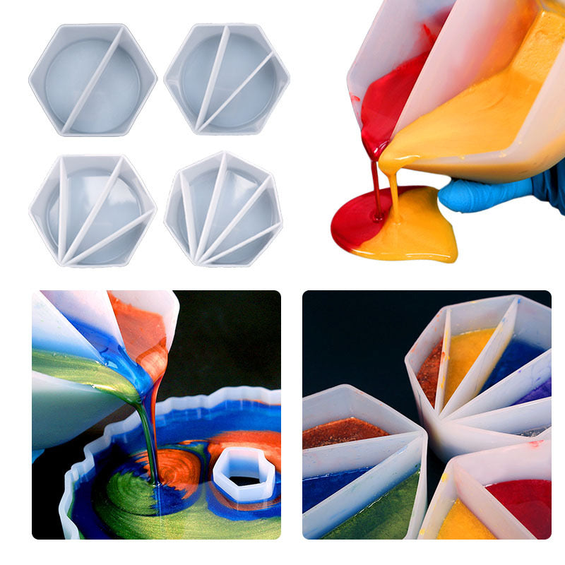 Split Measuring Silicone Cup f015