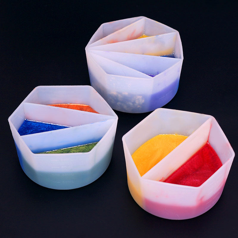 Split Measuring Silicone Cup f015