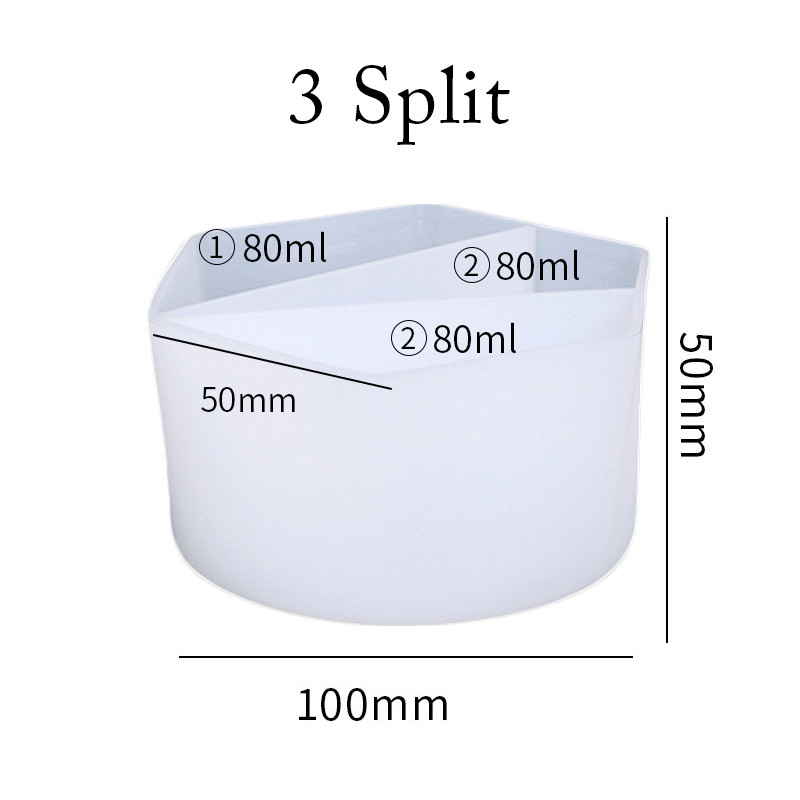 Split Measuring Silicone Cup f015