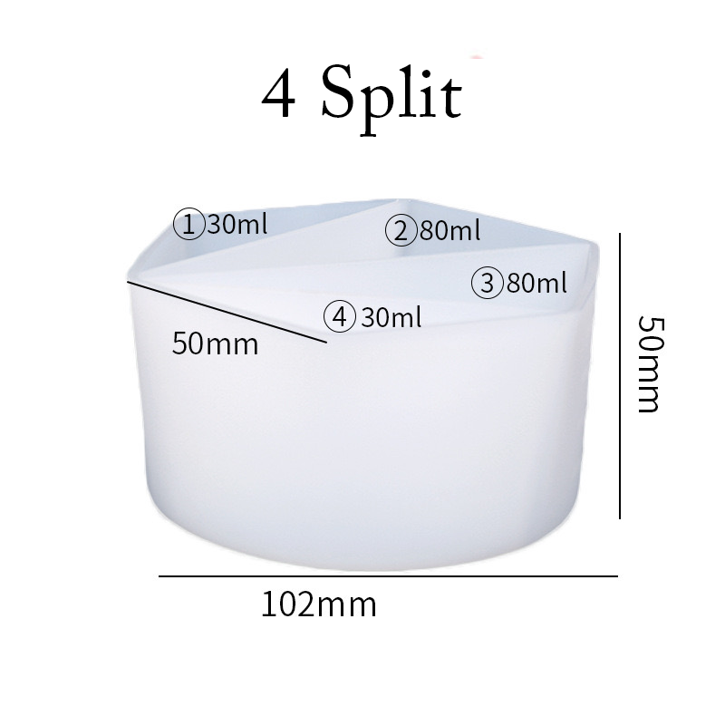 Split Measuring Silicone Cup f015