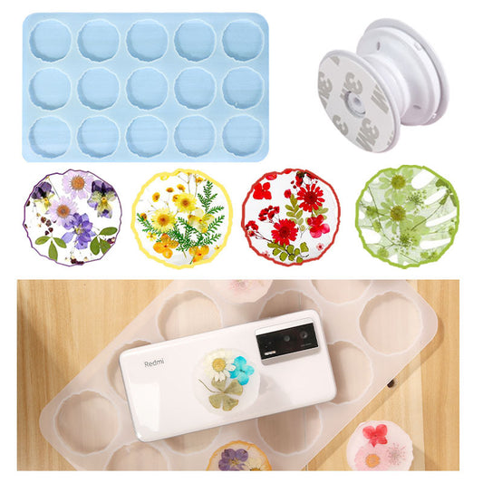 15in1 Irregular Keychain/ Pop socket Silicone Mod d09