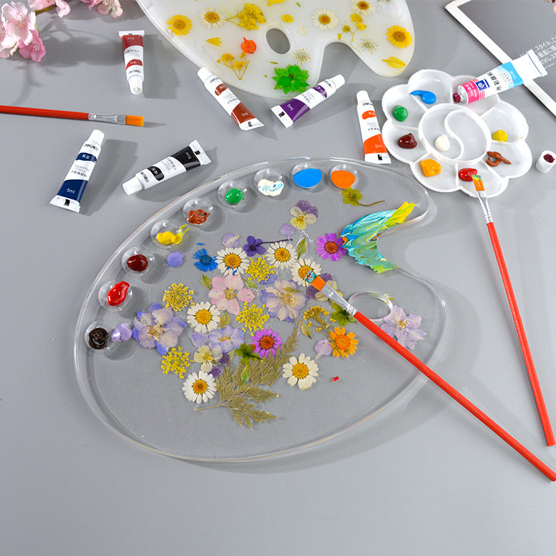 Art Paint Pallet Silicone Mold a05
