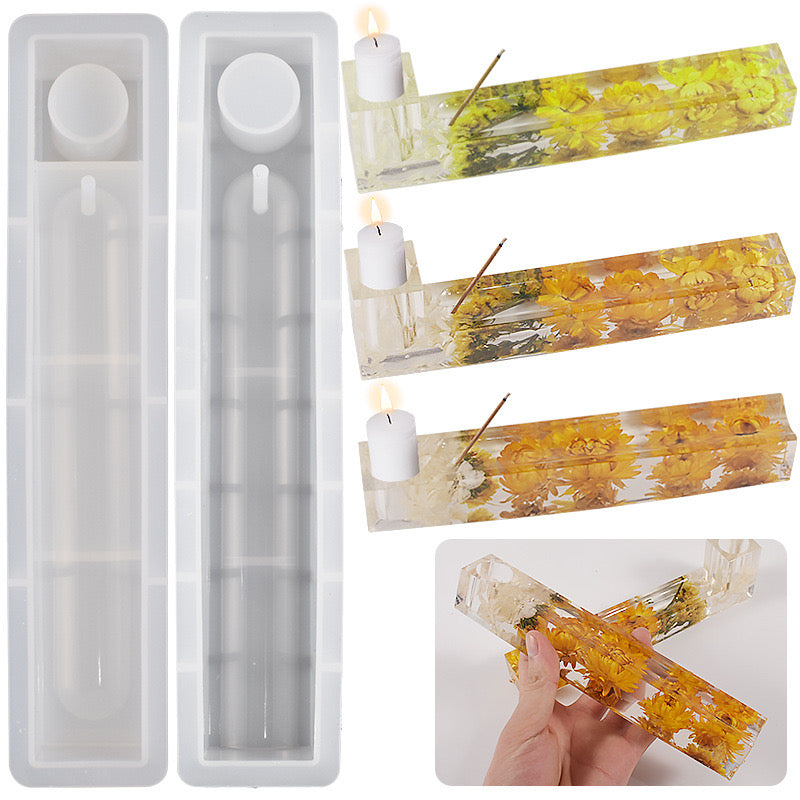 Incense Holder Silicone Mold d08