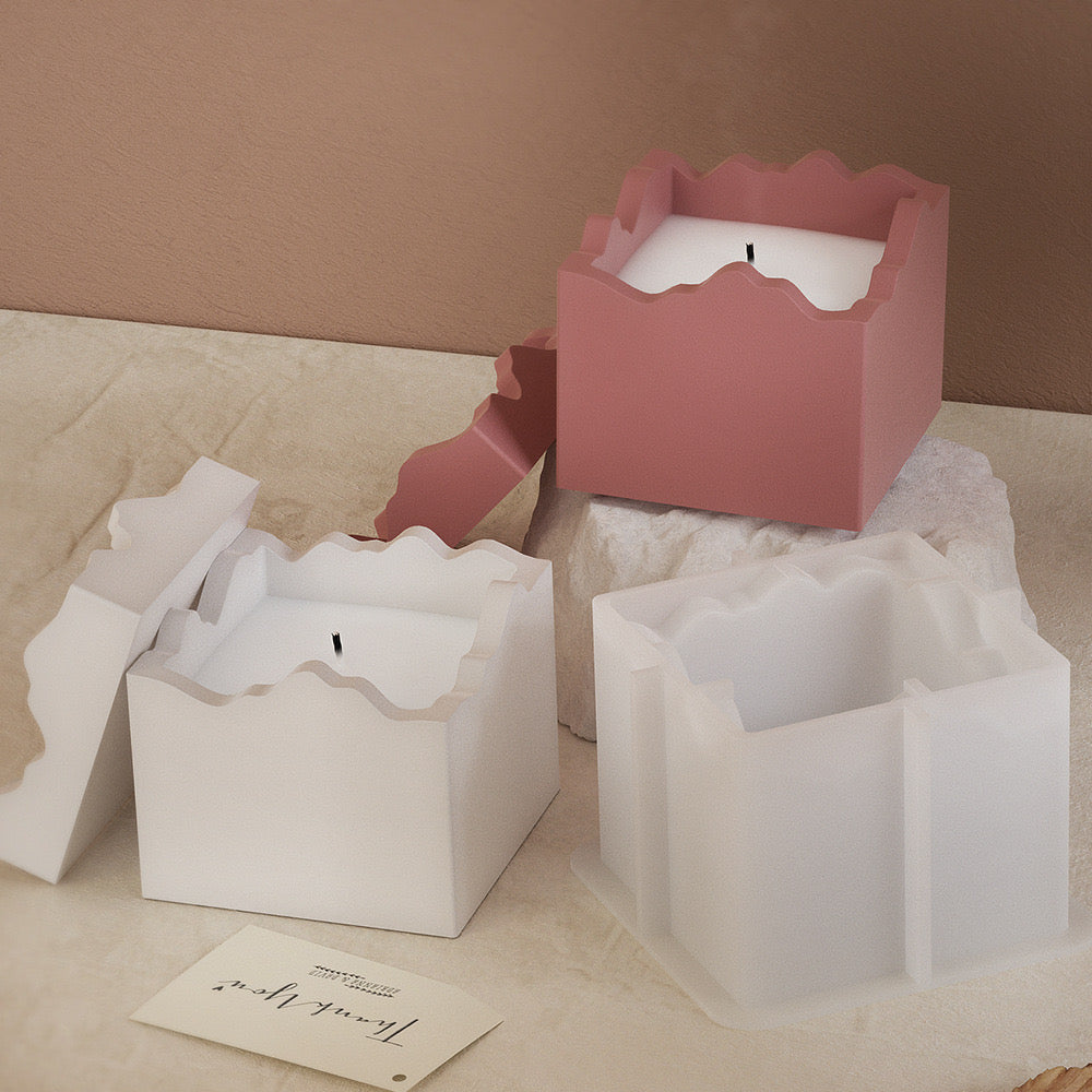 Candle Jar Silicone Mold a012