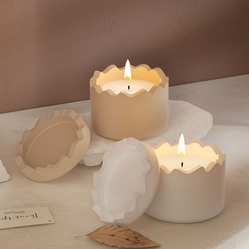 Candle Jar Silicone Mold a012