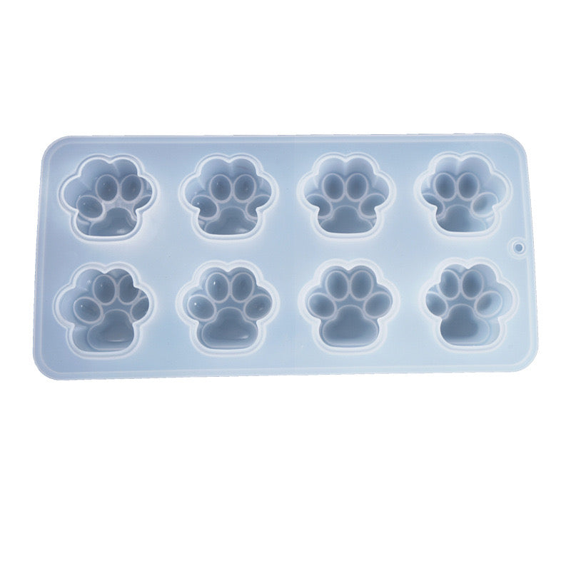 Paw Keychain Silicone Mold e07