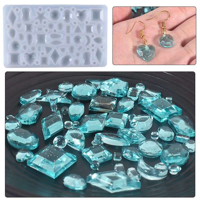 Pendant Earring Jewelry Silicone Mold c03