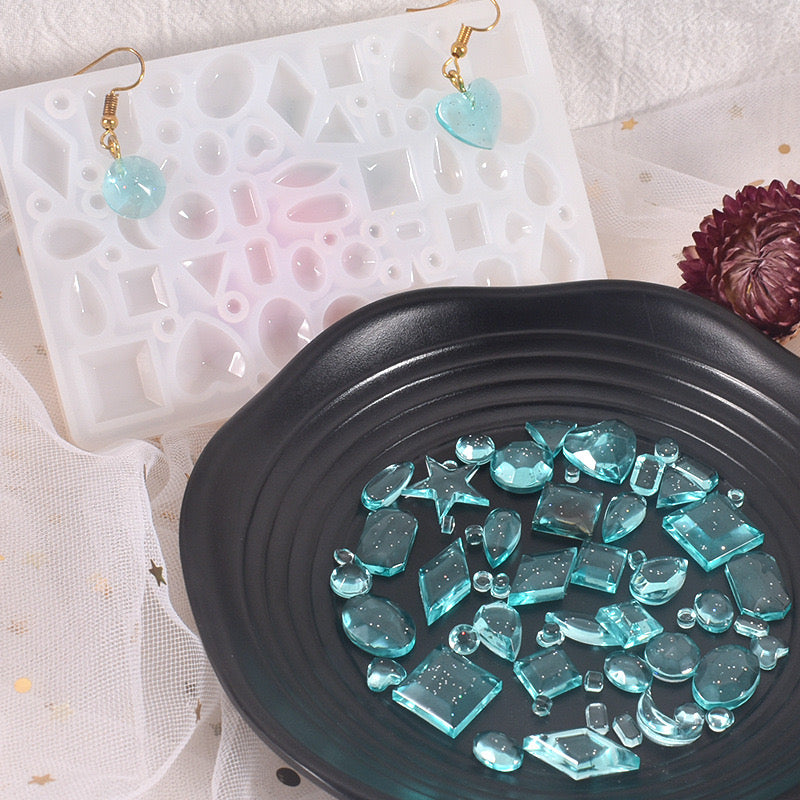 Pendant Earring Jewelry Silicone Mold c03