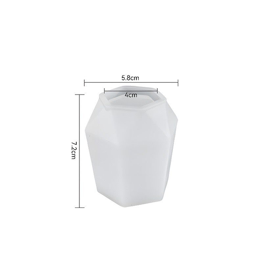 Pen Holder Flower Pot Jar Silicone Mold e06
