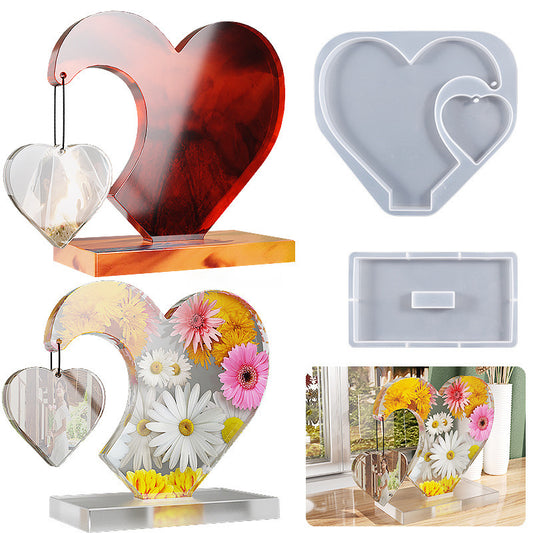 Heart Frame Silicone Mold c06-c08
