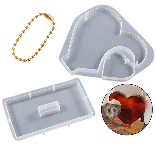 Heart Frame Silicone Mold c06-c08