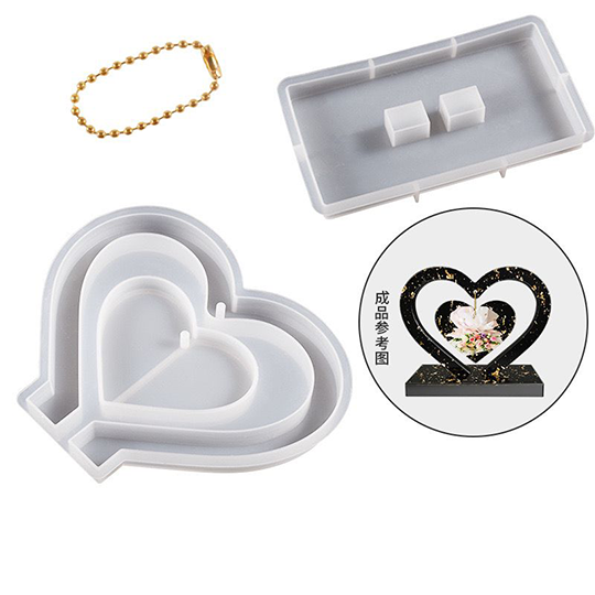 Heart Frame Silicone Mold c06-c08