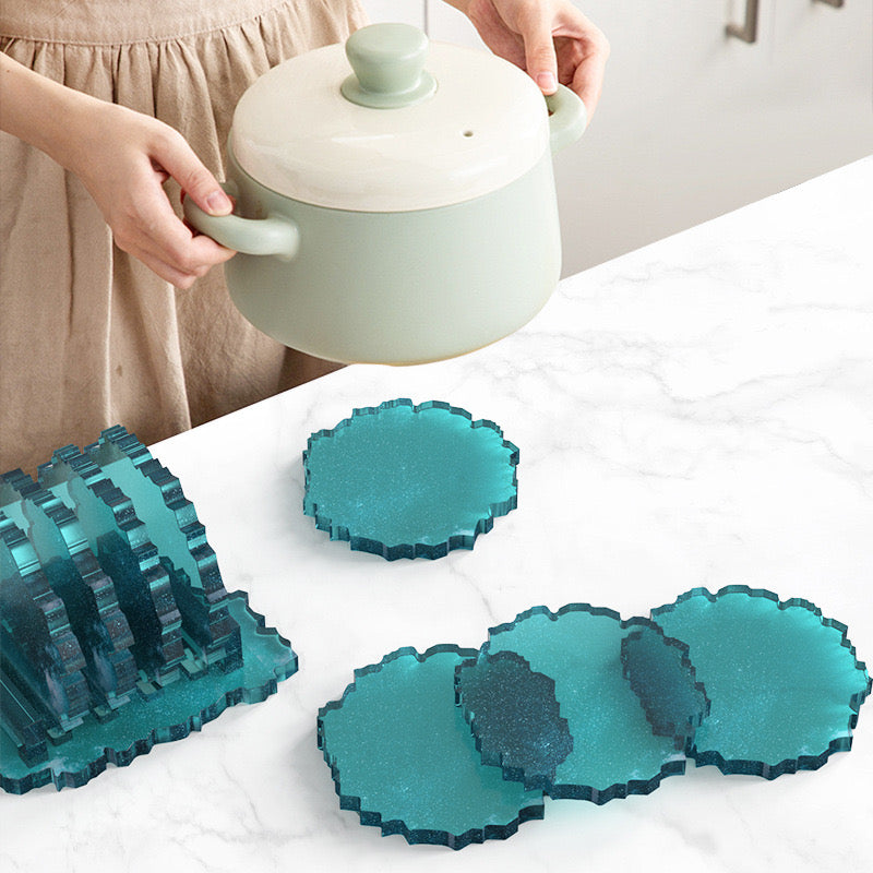 Irregular Coaster Silicone Mold c013