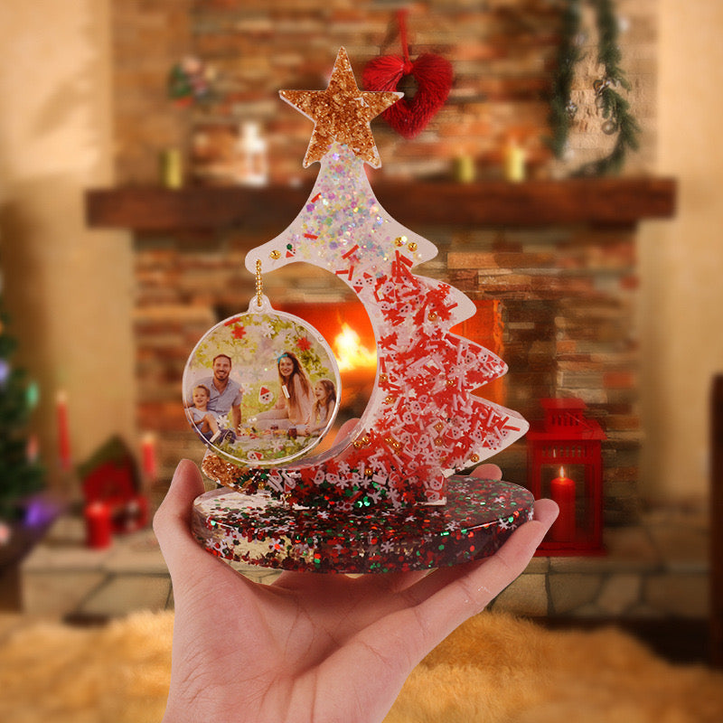Christmas Tree Frame Silicone Mold c08